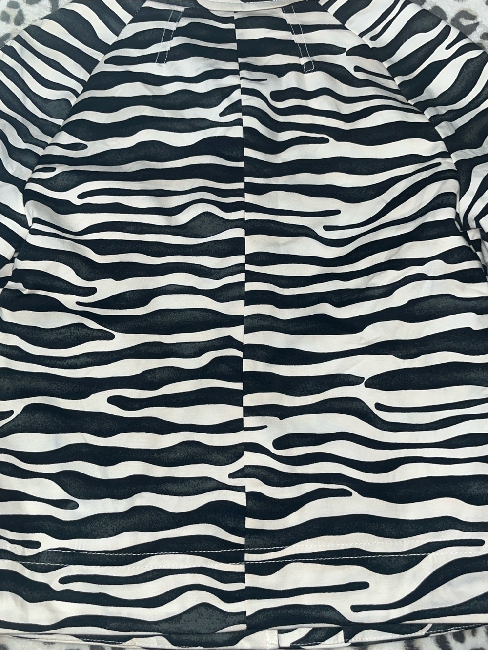 Rafaella Black & White Zebra Print Jacket - Picture 7 of 13